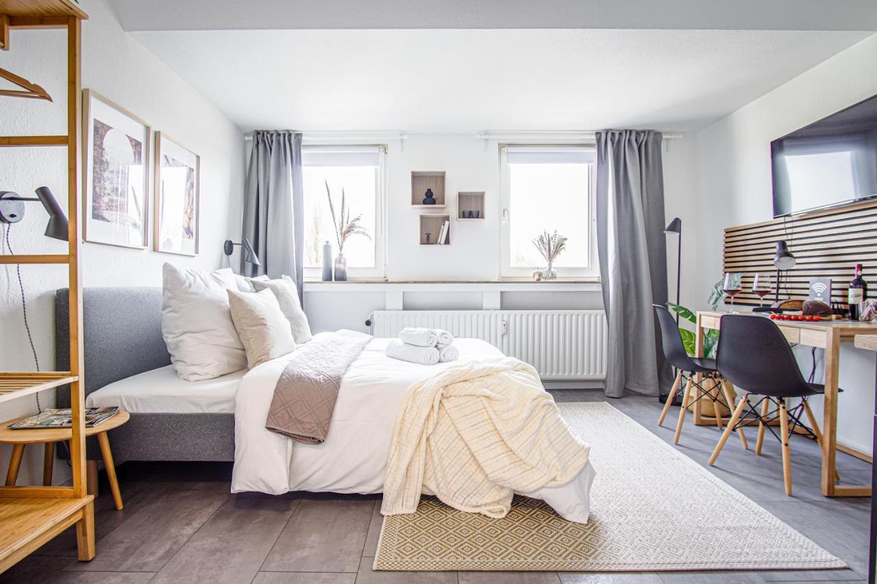 Homefy Studio Sky - Free Parking - Elevator - Desk - Netflix Essen Exterior photo